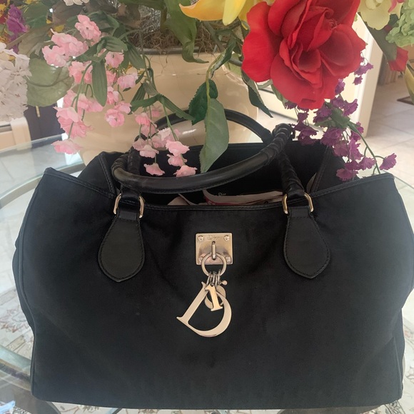 AUTHENTIC CHRISTIAN DIOR NYLON TOTE - Picture 2 of 2